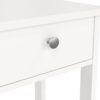 MADRID Bedside Table with 1 Drawer in White - Image 7