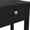 MADRID Bedside Table with 1 Drawer in Matt Black - Image 7