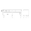 ROME TV Unit with 2 Sliding Doors in Jackson Hickory Oak & White - Image 13