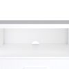 MEDIA TV Unit with 2 Doors 1 Drawer 147cm in White - Image 10