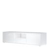 MEDIA TV Unit with 2 Doors 1 Drawer 147cm in White - Image 3