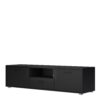 MEDIA TV Unit with 2 Doors 1 Drawer 147cm in Black - Image 3