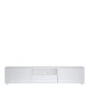 MEDIA TV Unit with 2 Doors 1 Drawer 177cm in White - Image 2