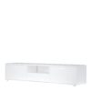 MEDIA TV Unit with 2 Doors 1 Drawer 177cm in White - Image 3