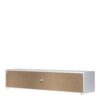 MEDIA TV Unit with 2 Doors 1 Drawer 177cm in White - Image 4
