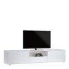 MEDIA TV Unit with 2 Doors 1 Drawer 177cm in White - Image 7
