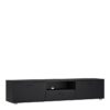 MEDIA TV Unit with 2 Doors 1 Drawer 177cm in Black