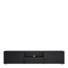 MEDIA TV Unit with 2 Doors 1 Drawer 177cm in Black - Image 2