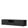 MEDIA TV Unit with 2 Doors 1 Drawer 177cm in Black - Image 3