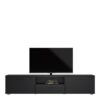 MEDIA TV Unit with 2 Doors 1 Drawer 177cm in Black - Image 8