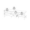 MEDIA TV Unit with 2 Doors 1 Drawer in White - Image 12