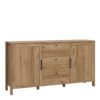 MALTE BRUN Sideboard with 3 Drawers & 2 Doors in Waterford Oak