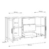MALTE BRUN Sideboard with 3 Drawers & 2 Doors in Waterford Oak - Image 11