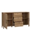 MALTE BRUN Sideboard with 3 Drawers & 2 Doors in Waterford Oak - Image 3