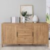 MALTE BRUN Sideboard with 3 Drawers & 2 Doors in Waterford Oak - Image 7