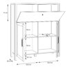 MALTE BRUN Bar Chest in Waterford Oak - Image 10