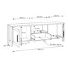 MALTE BRUN TV Unit in Waterford Oak - Image 10