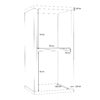MAURO 1 Shelf Storage Unit in Artisan Oak - Image 7