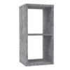 MAURO 1 Shelf Storage Unit in Concrete Grey