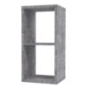 MAURO 1 Shelf Storage Unit in Concrete Grey - Image 3