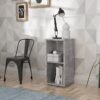 MAURO 1 Shelf Storage Unit in Concrete Grey - Image 4