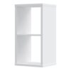 MAURO 1 Shelf Storage Unit in White High Gloss - Image 3