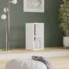 MAURO 1 Shelf Storage Unit in White High Gloss - Image 4