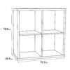 MAURO 2x2 Storage Unit in Sand Oak - Image 5