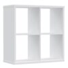 MAURO 2x2 Storage Unit in White High Gloss