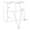 MAURO 2x2 Storage Unit in Matt Black - Image 8
