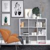 MAURO 3x3 Storage Unit in Matt White - Image 3