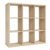 MAURO 3x3 Storage Unit in Sonoma Oak