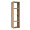 MAURO 3 Shelves Storage Unit in Artisan Oak