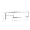 NIKOMEDES TV Unit in Spica Oak, Matt Black & Bartex Oak - Image 9