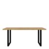NIKOMEDES Dining Table in Bartex Oak - Image 2