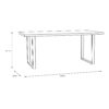 NIKOMEDES Dining Table in Bartex Oak - Image 6