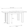 MALTE BRUN Extending Dining Table 120-175cm in Waterford Oak - Image 9