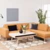 MARTE Coffee Table with Open Shelf in White Oak - Image 2