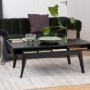 MARTE Coffee Table with Open Shelf in Black - Image 3