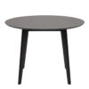 ROXBY Black Round Dining Table 105 cm - Image 2