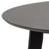 ROXBY Black Round Dining Table 105 cm - Image 5