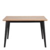 ROXBY Dining Table in Oak & Black - Image 8