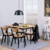 ROXBY Dining Table in Oak & Black - Image 7