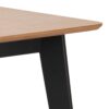 ROXBY Dining Table in Oak & Black - Image 5