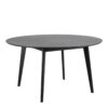 ROXBY Round Dining Table 140cm in Black