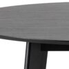 ROXBY Round Dining Table 140cm in Black - Image 5