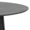 ROXBY Round Dining Table 140cm in Black - Image 4