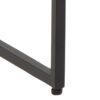 NEWCASTLE Office Desk with Open Shelf in Matt Black Powder-Coated Steel - Image 10