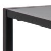 NEWCASTLE Console Table with Open Shelf in Matt Black Powder-Coated Steel - Image 7