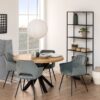 NEWCASTLE Tall Bookcase with 5 Shelves in Matt Black Powder-Coated Steel - Image 6